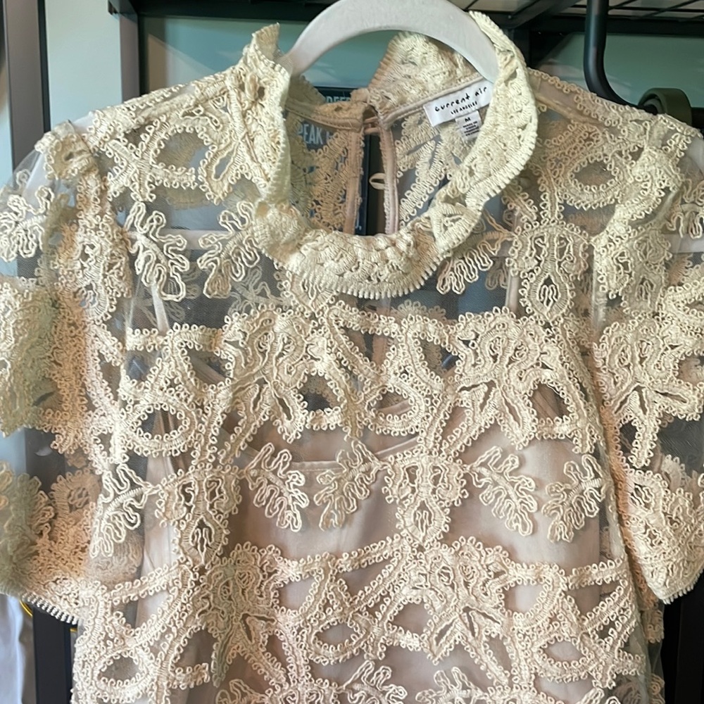 Current Air Cream Dress M